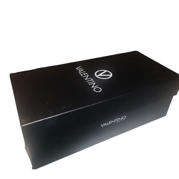 Mario Valentino Afrodite. Leather Slip-on Sandals - Picture 4 of 5